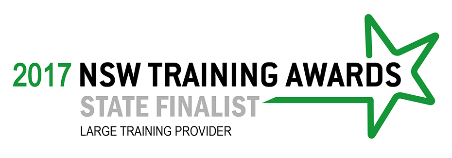 2017 NSW Training Awards State Finalist - Large Training Provider 2017 NSW Training Awards State Finalist - Large Training Provider