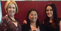 Tracy Han De Guzman with Laila Maclaren and Susan Coleman
